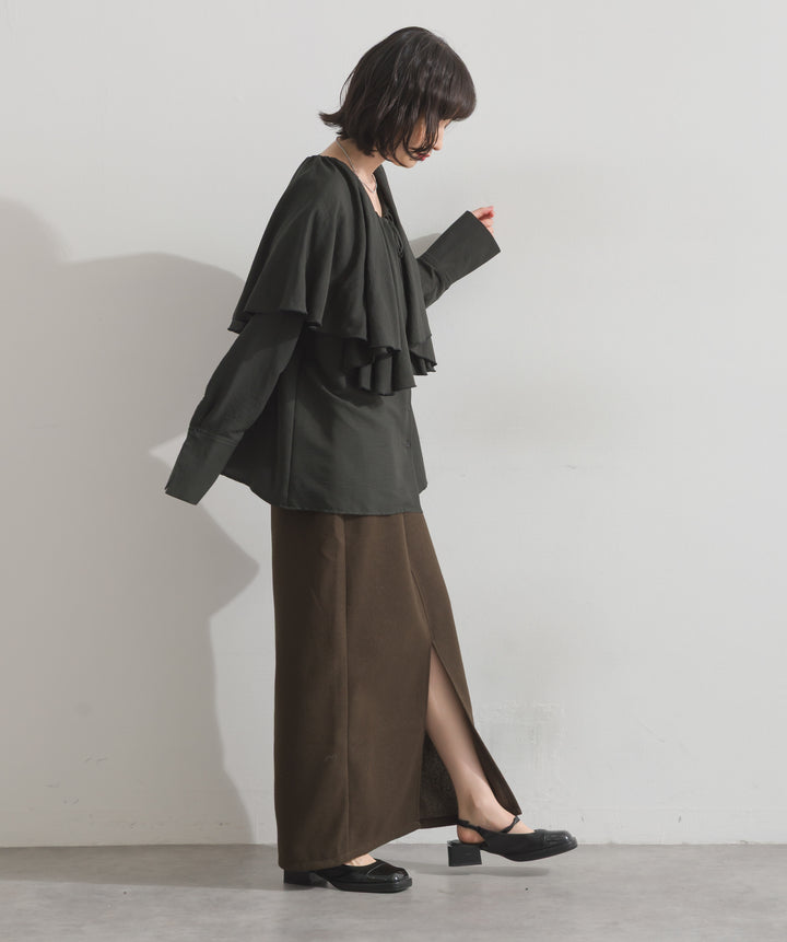 ウールライクタイトスカート