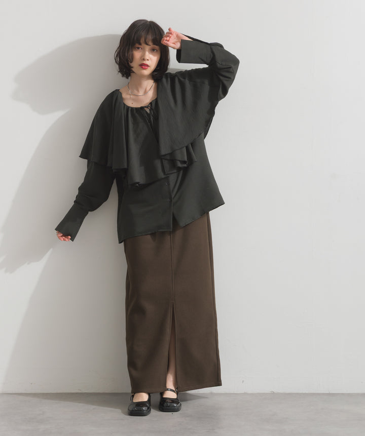 ウールライクタイトスカート