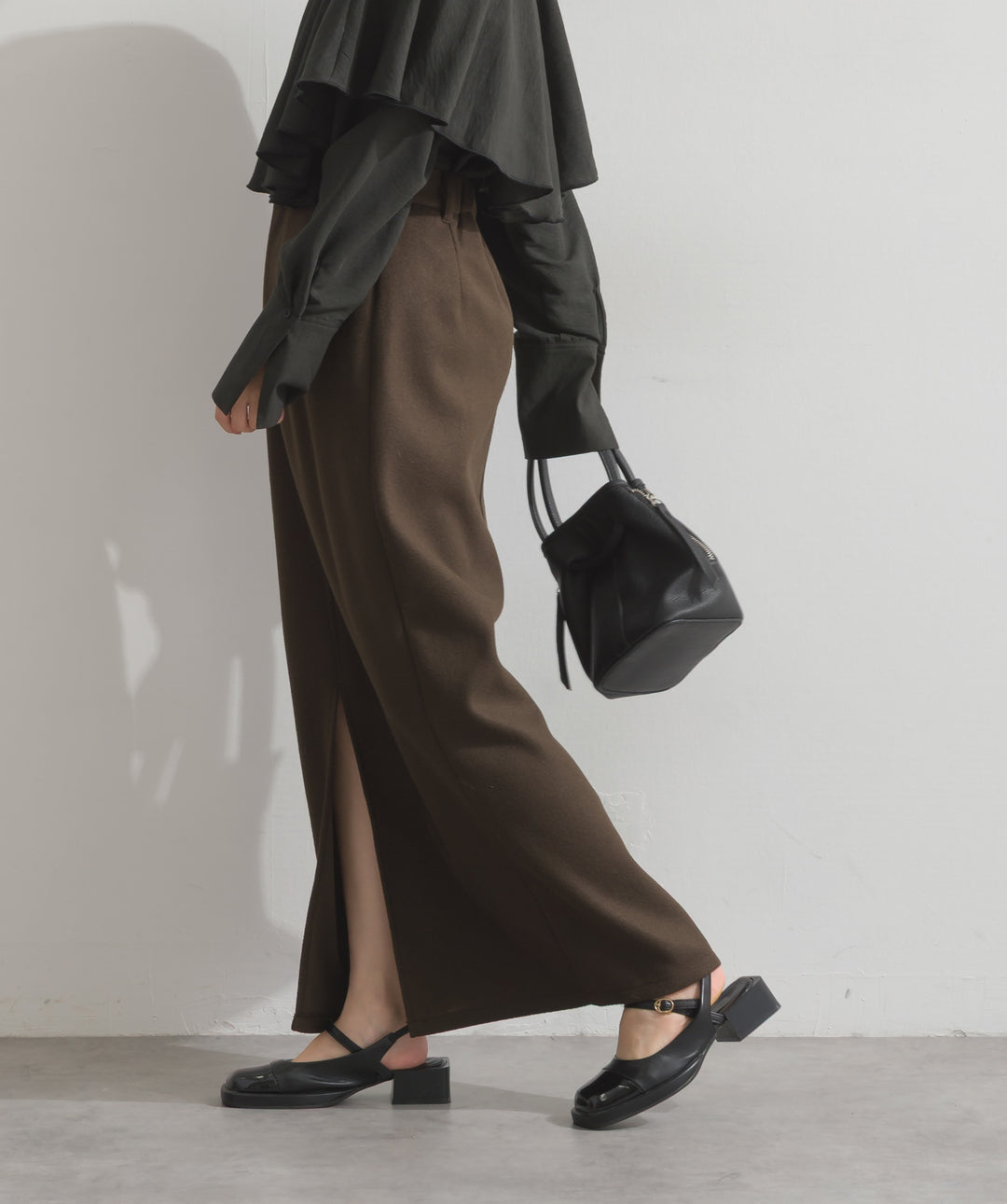 ウールライクタイトスカート