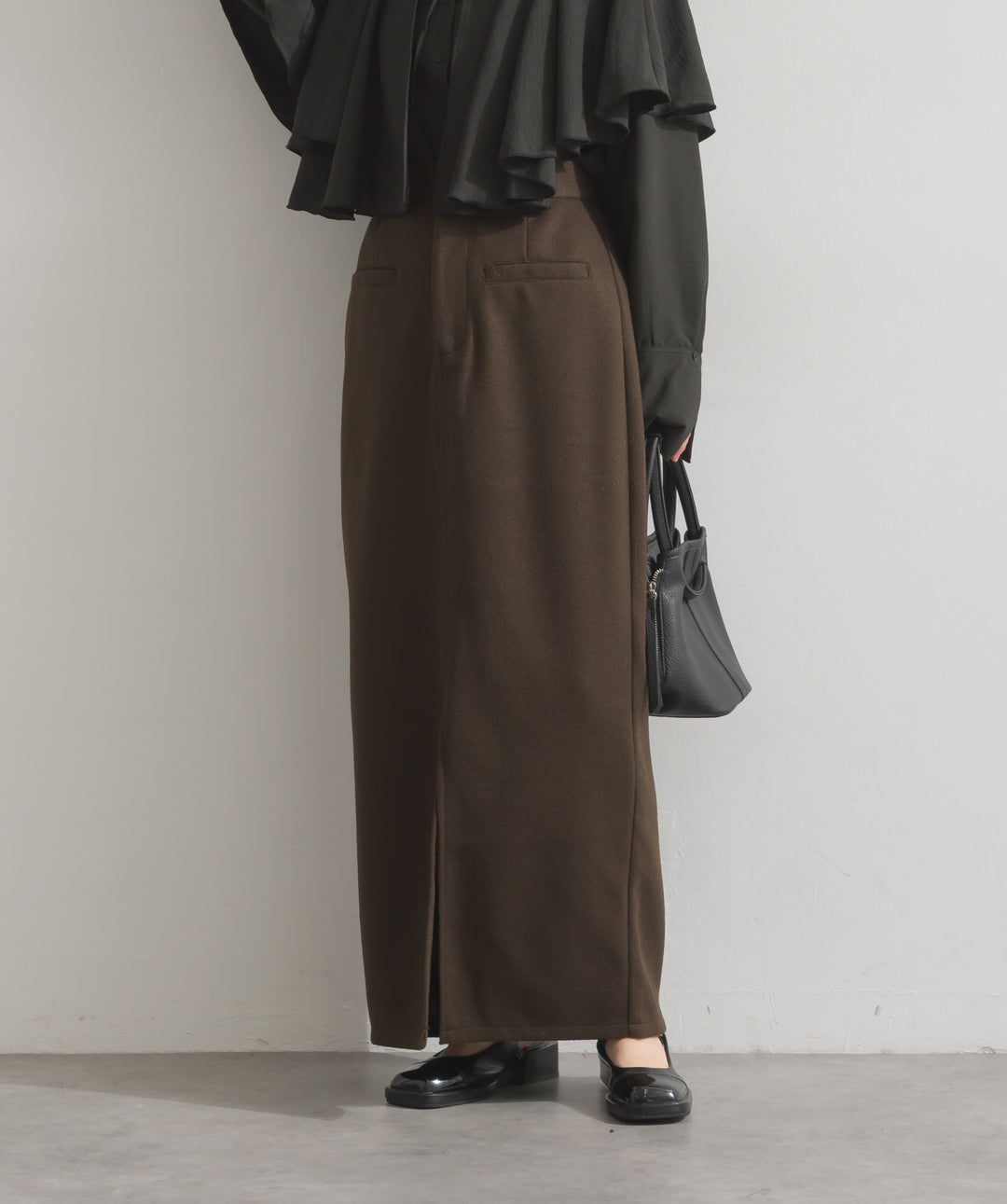 ウールライクタイトスカート