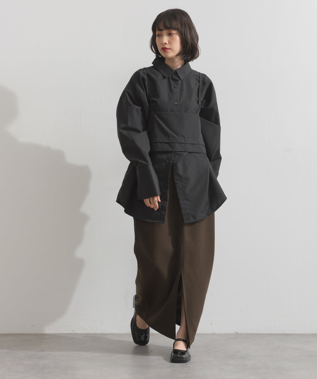 ウールライクタイトスカート