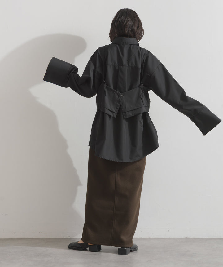 ウールライクタイトスカート