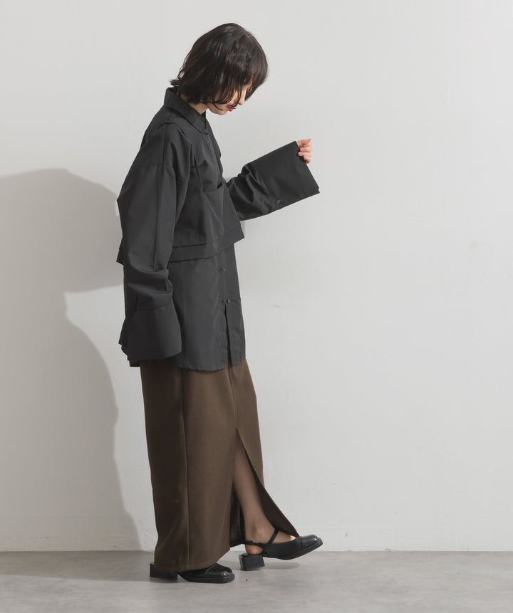 ウールライクタイトスカート