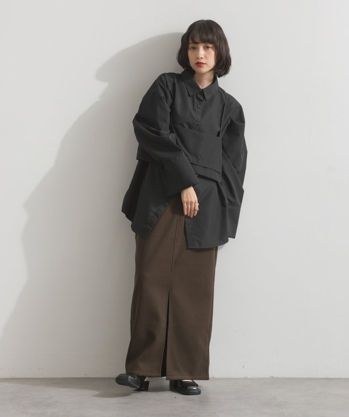 ウールライクタイトスカート