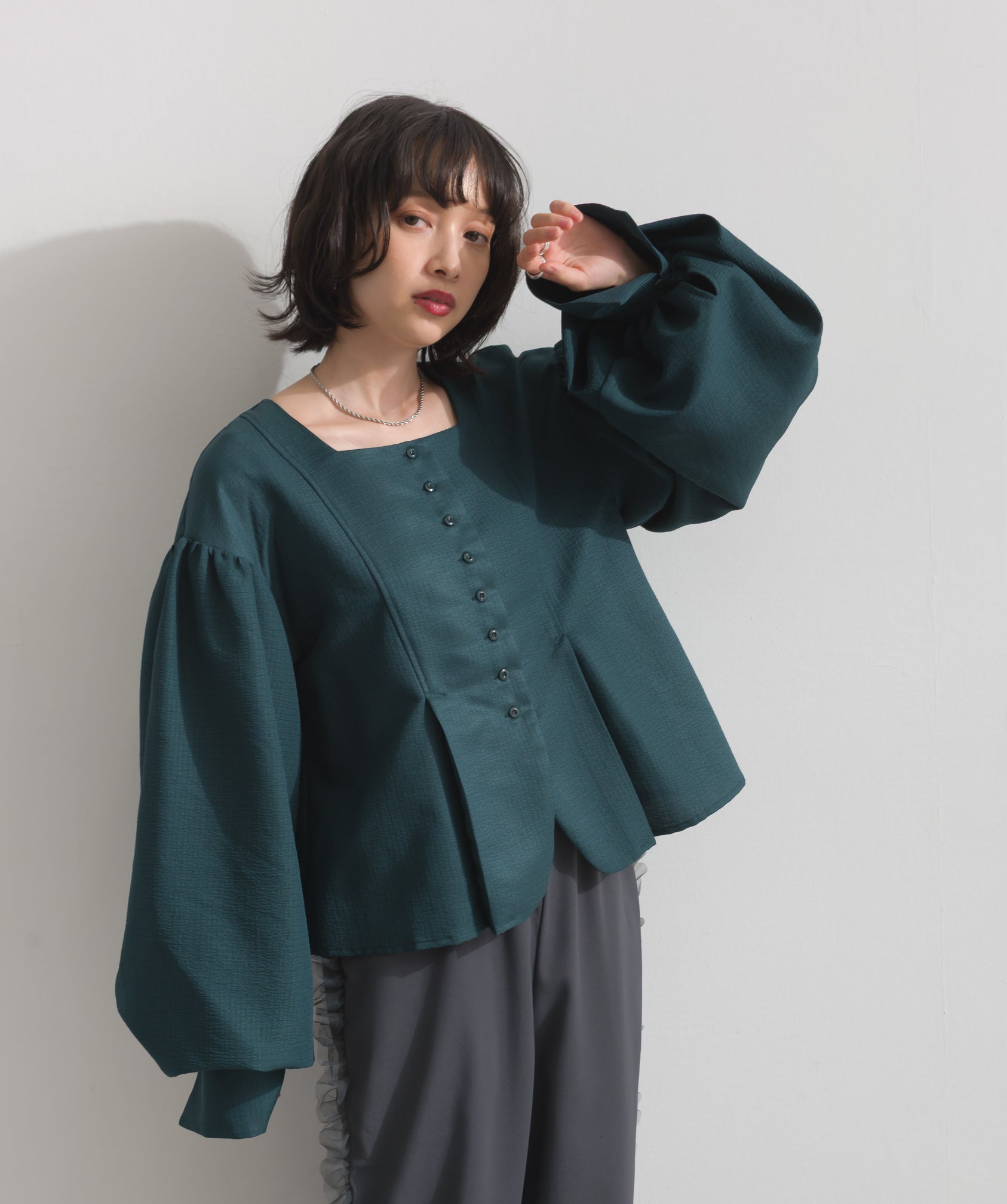 バルーンスリーブポコポコブラウス – OandI