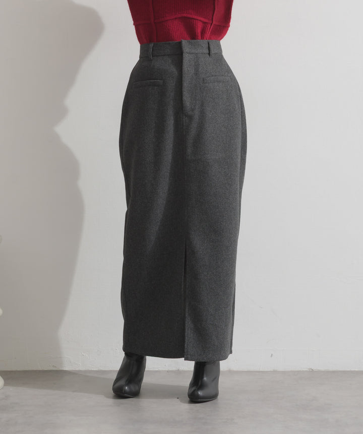ウールライクタイトスカート