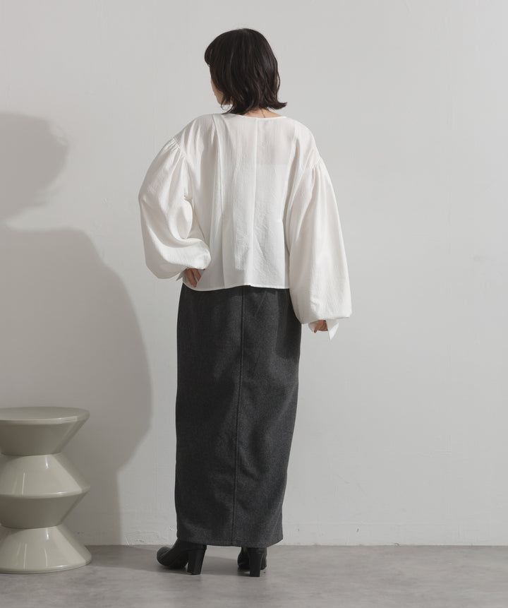 ウールライクタイトスカート