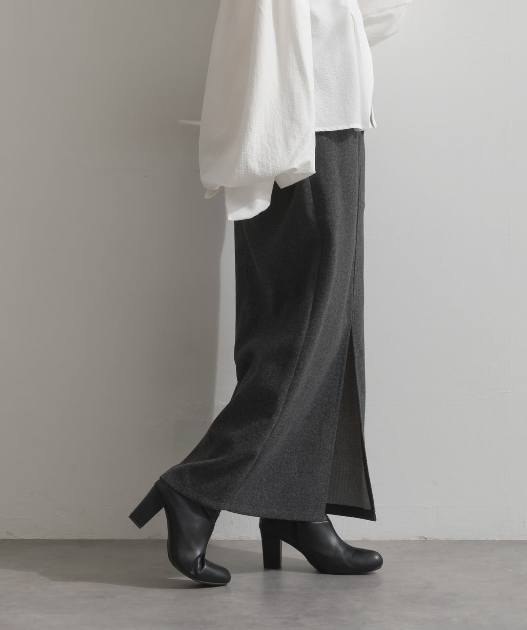 ウールライクタイトスカート