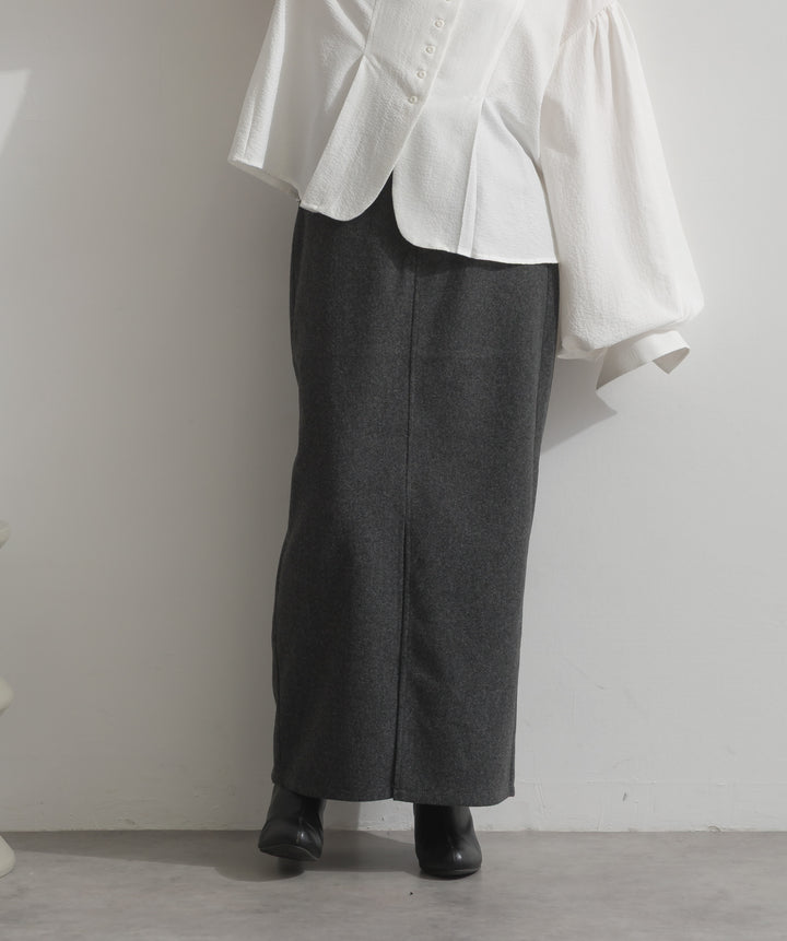 ウールライクタイトスカート