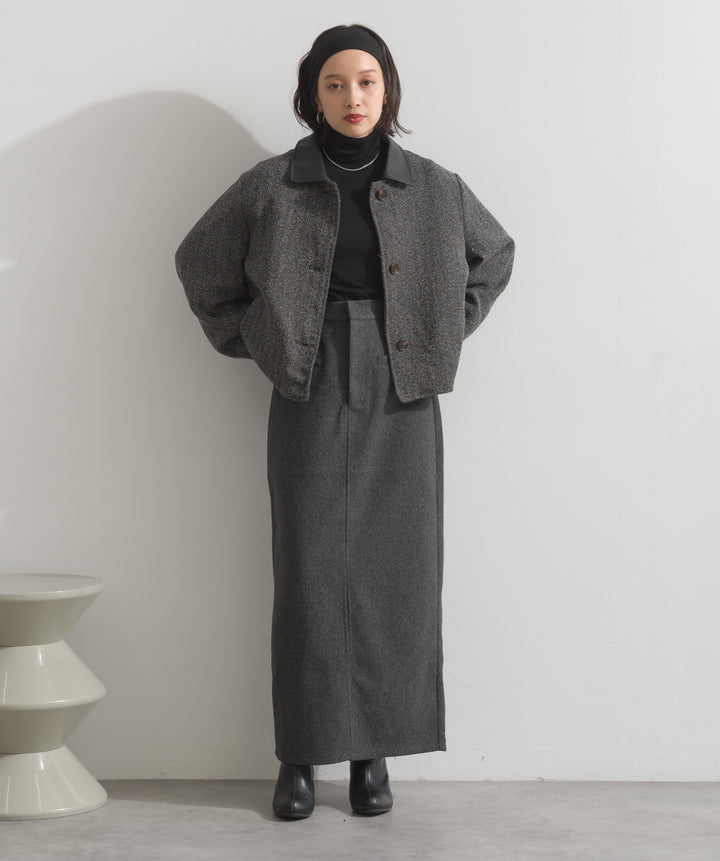 ウールライクタイトスカート