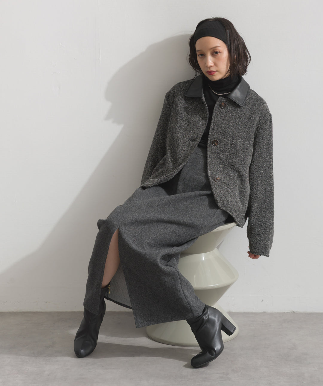 ウールライクタイトスカート