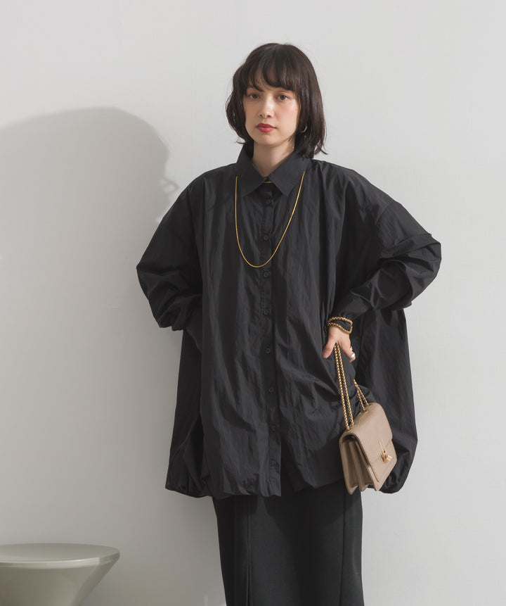 ナイロンタフタバルーンシャツ