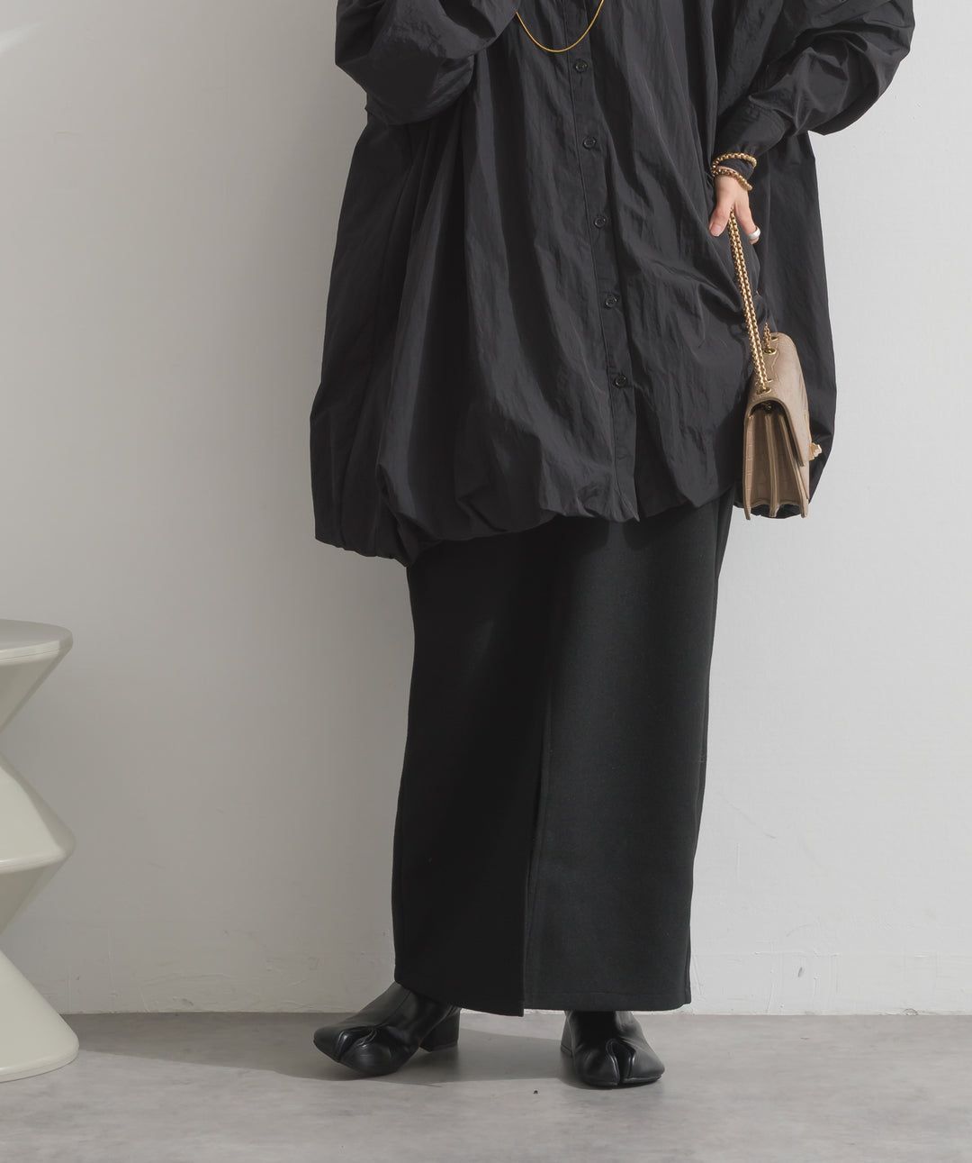 ウールライクタイトスカート