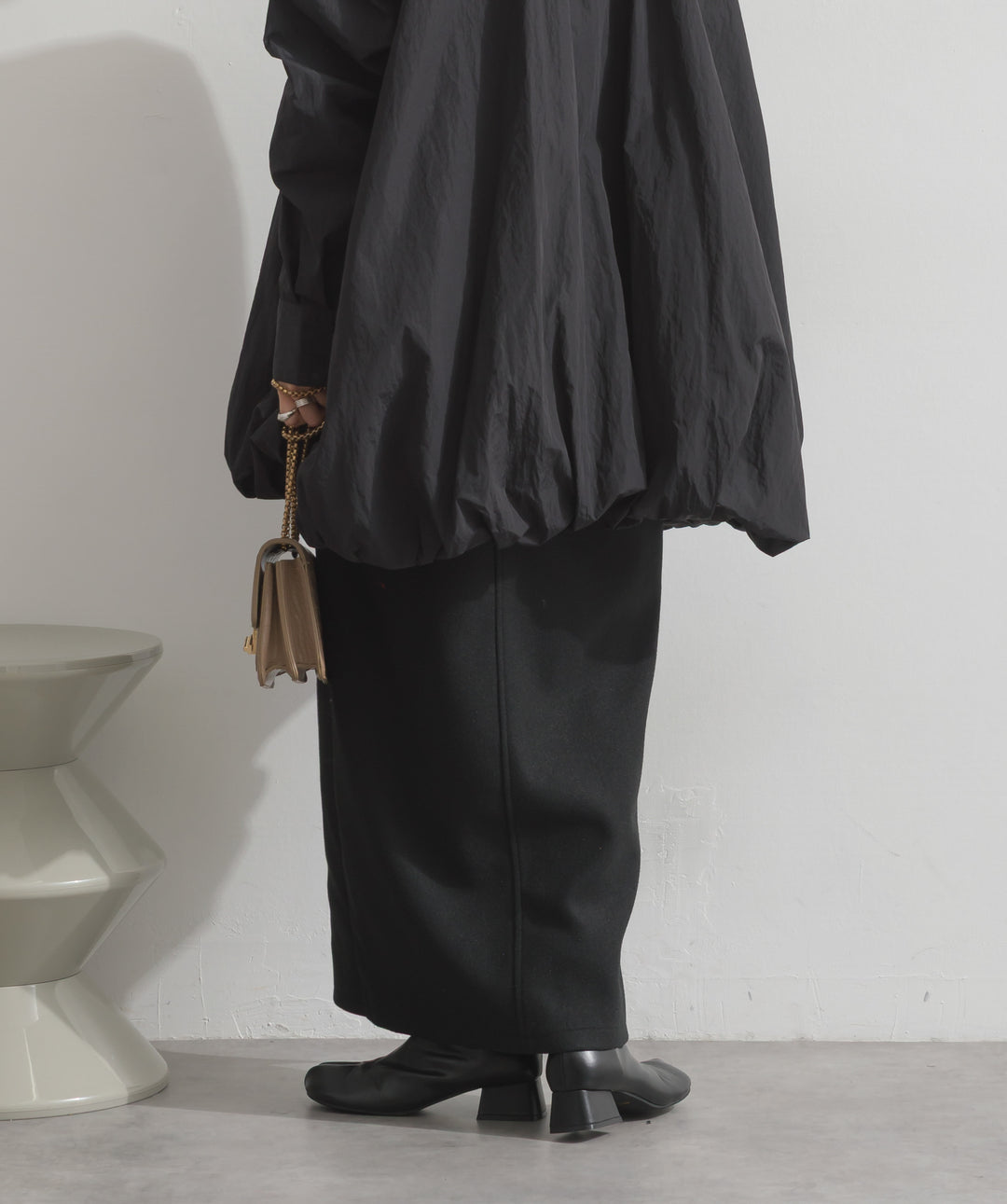 ウールライクタイトスカート