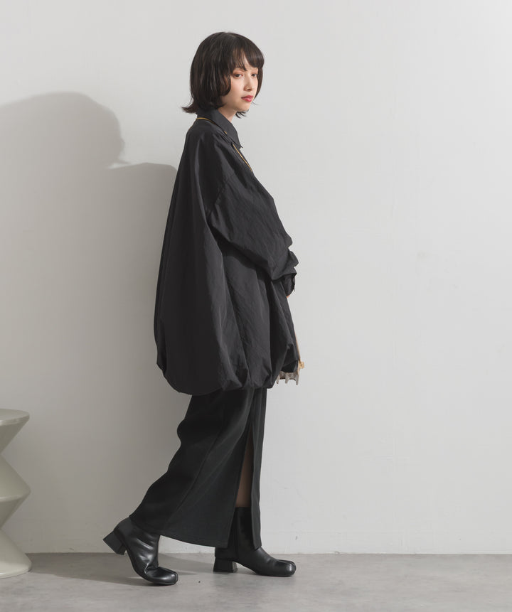ナイロンタフタバルーンシャツ