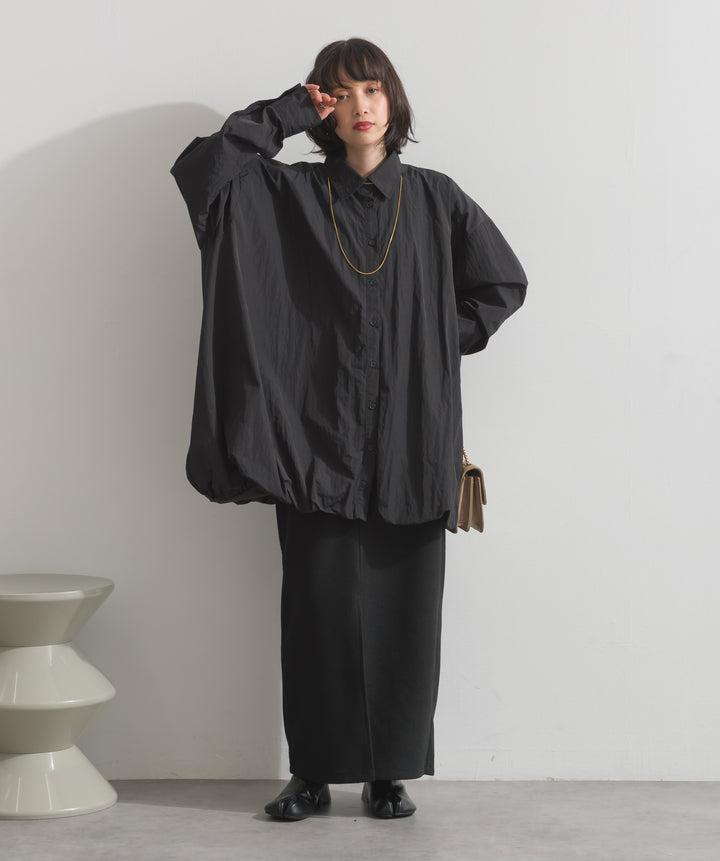 ナイロンタフタバルーンシャツ