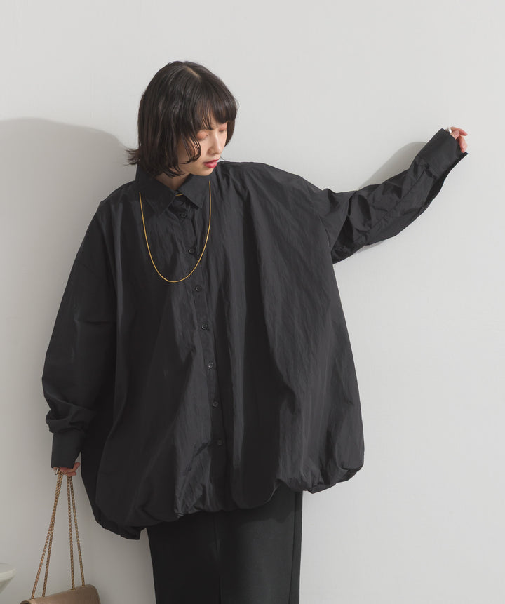 ナイロンタフタバルーンシャツ