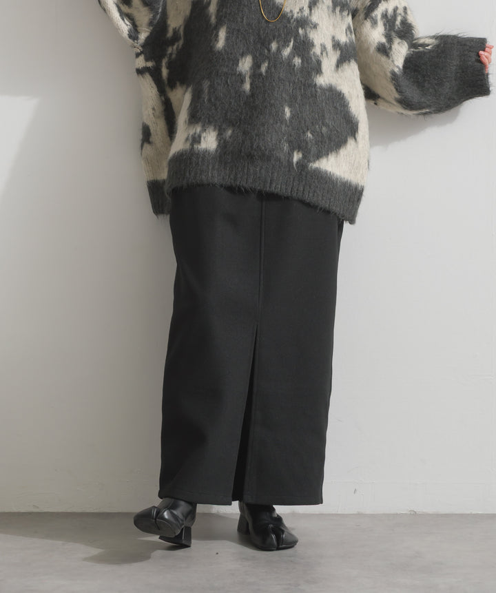 ウールライクタイトスカート