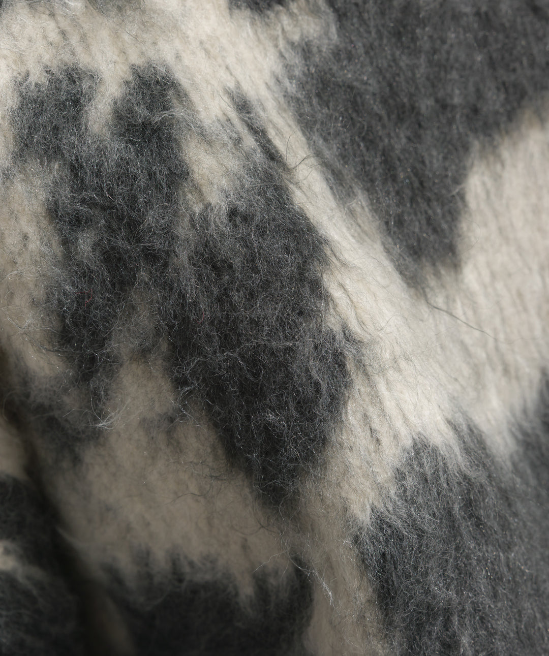 モヘアタッチタイダイ柄オーバーサイズニットプルオーバー