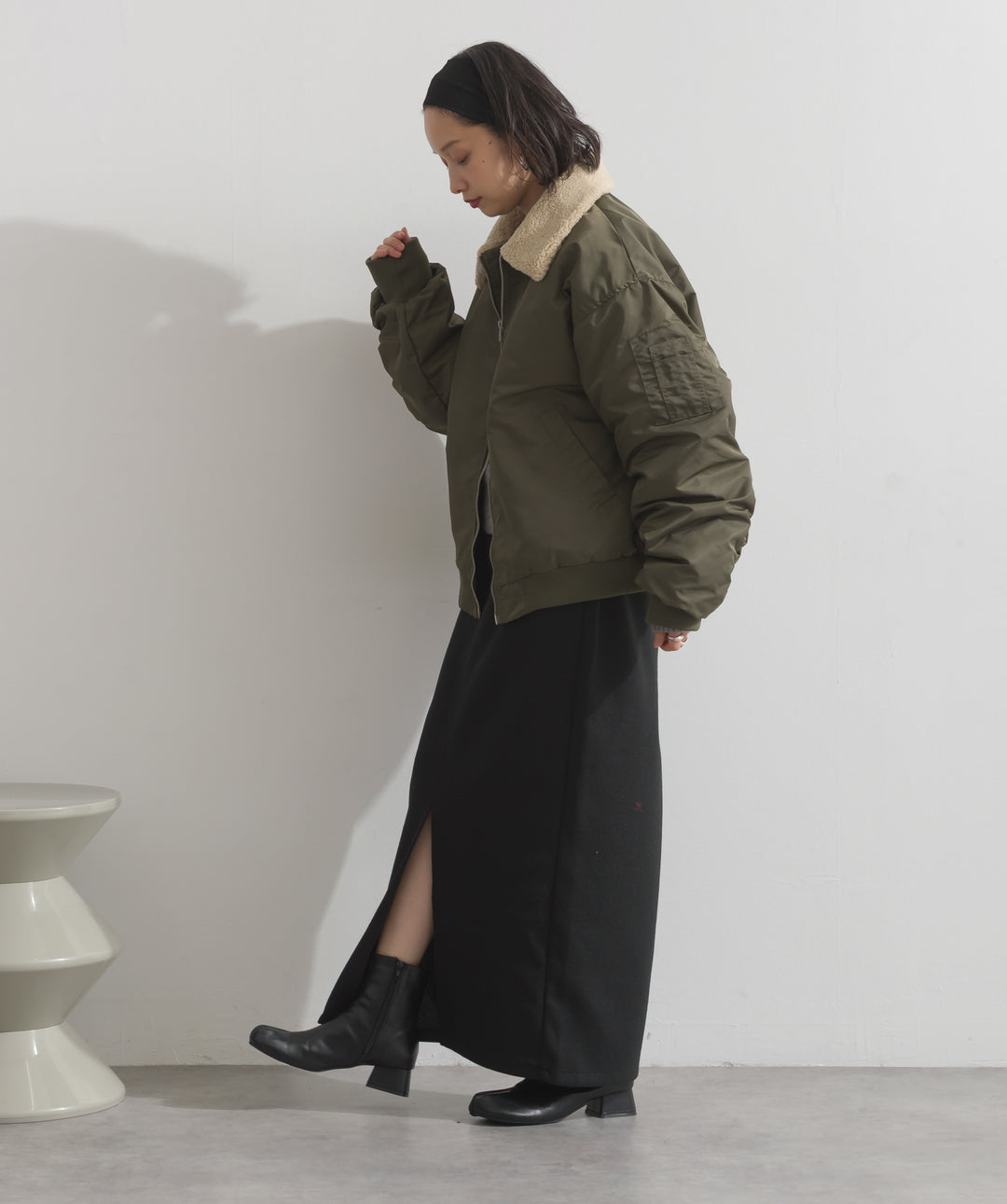 合繊オーバーサイズMA-1