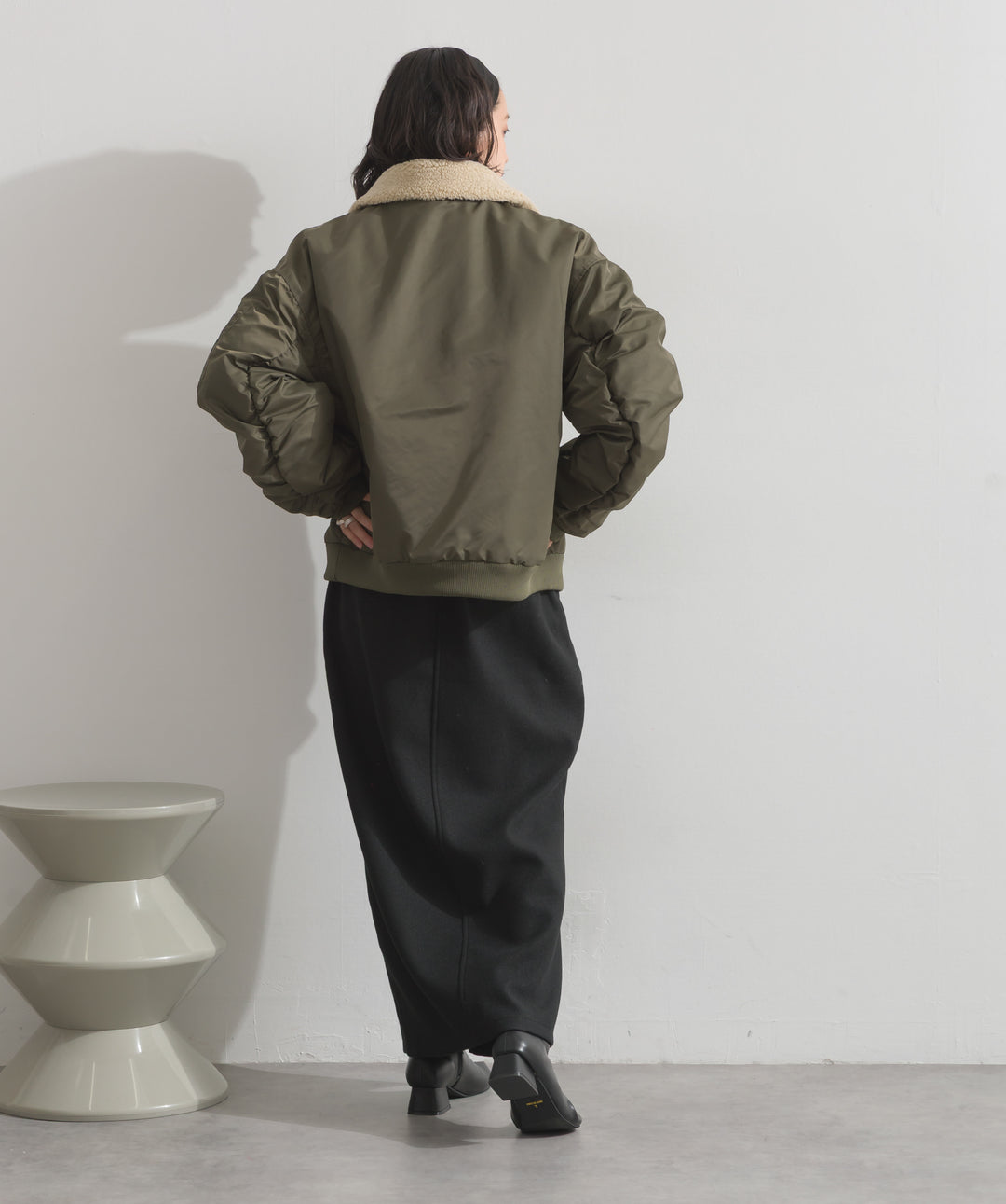 合繊オーバーサイズMA-1