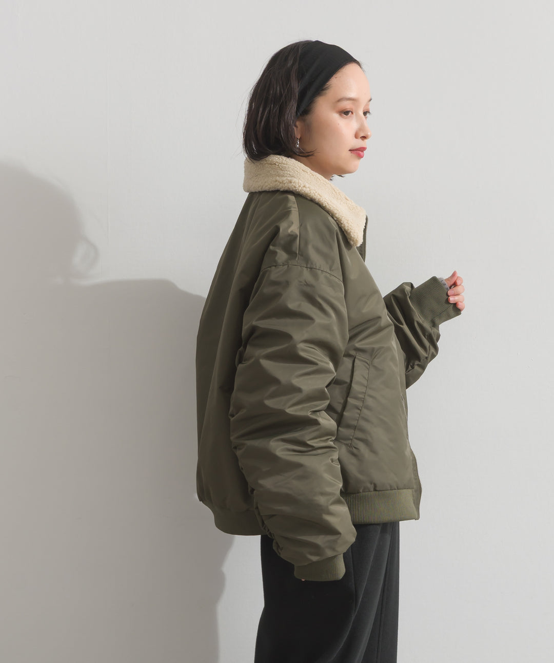 合繊オーバーサイズMA-1