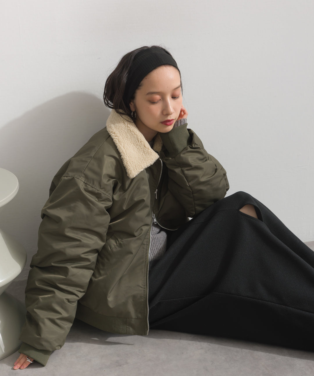 合繊オーバーサイズMA-1