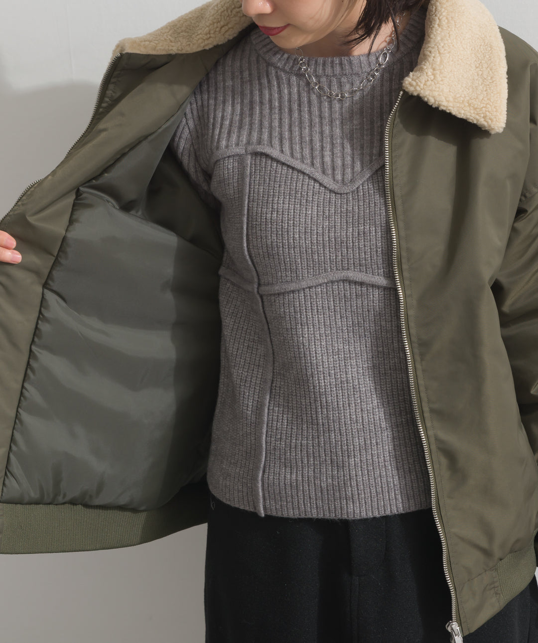 合繊オーバーサイズMA-1