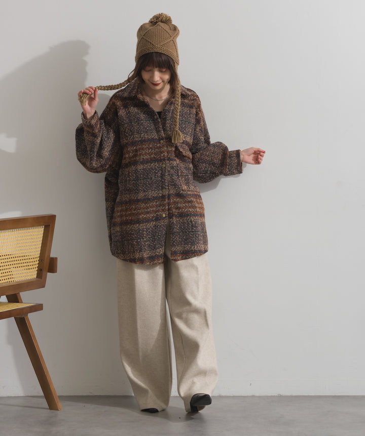 ブークレチェックシャツジャケット