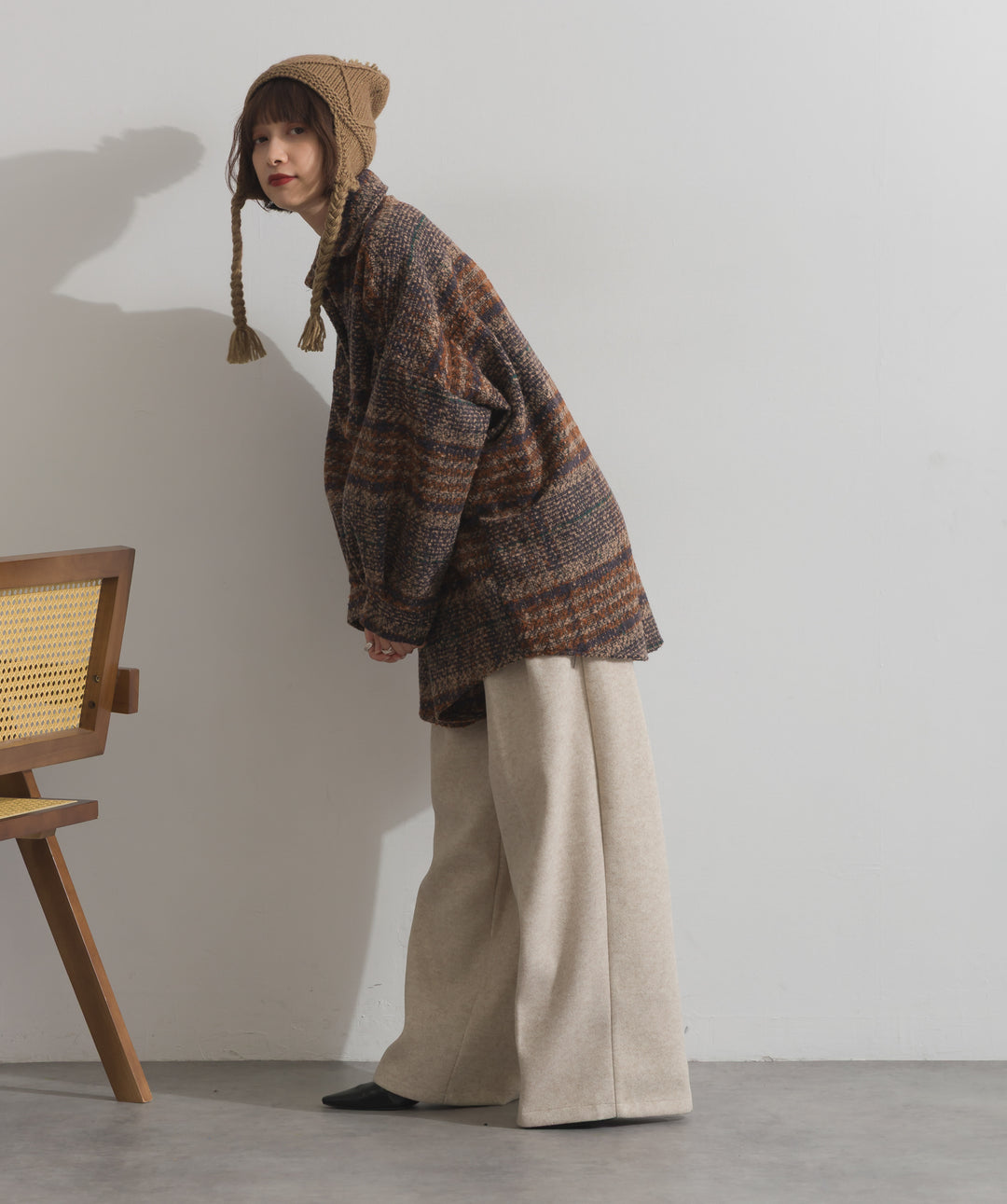 ブークレチェックシャツジャケット