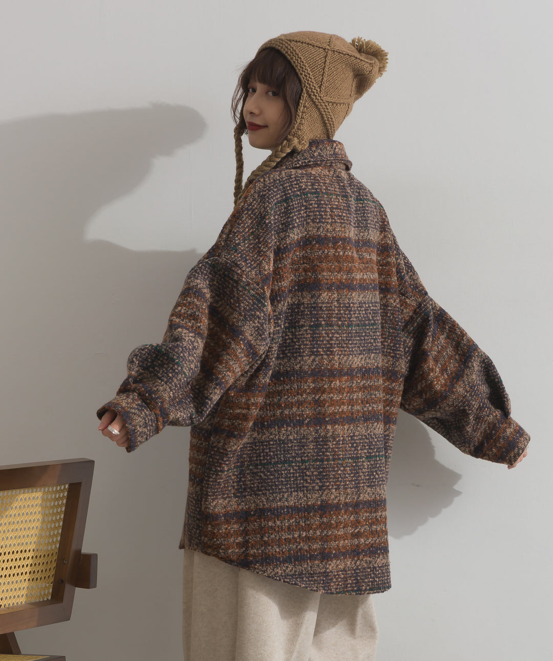 ブークレチェックシャツジャケット