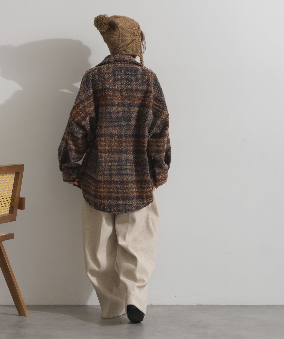 ブークレチェックシャツジャケット