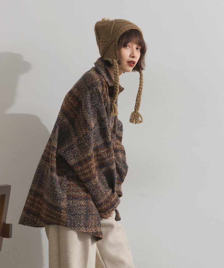 ブークレチェックシャツジャケット