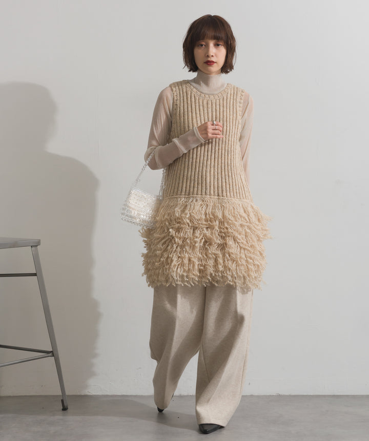 タックトラウザーズパンツ