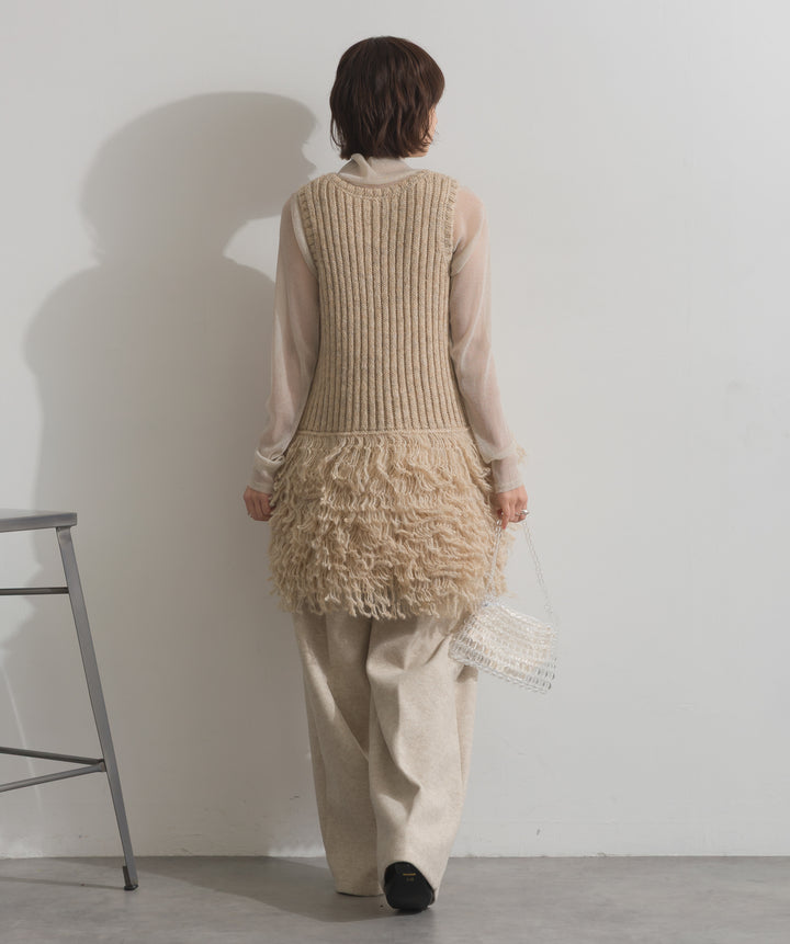 グリッタービーズ メッシュショルダーバッグ