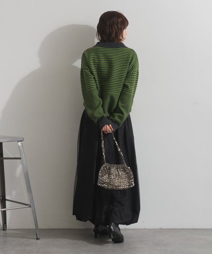 メタルメッシュチェーンバッグ