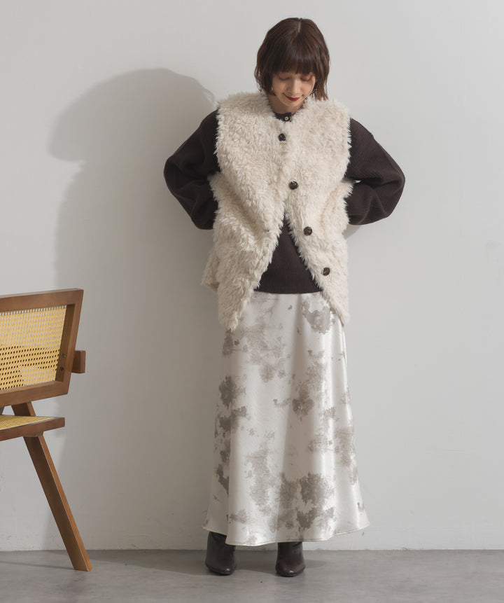 シャギーボアファーベスト