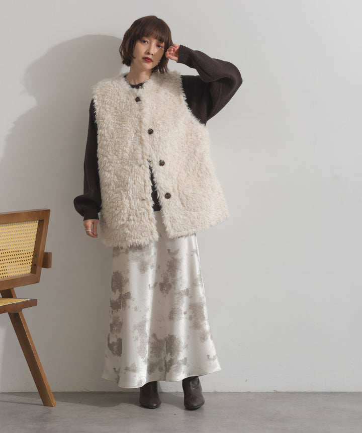 シャギーボアファーベスト