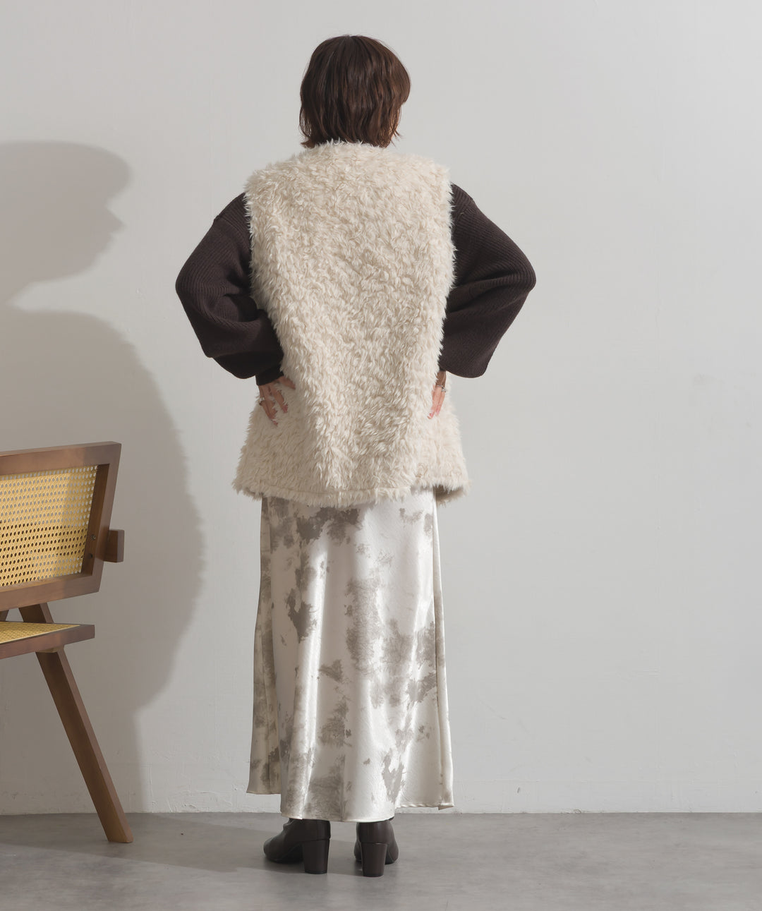 シャギーボアファーベスト