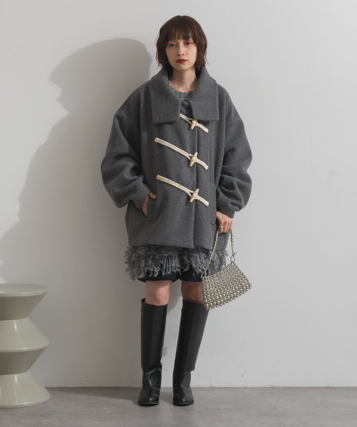 スタンドカラーダッフルコート