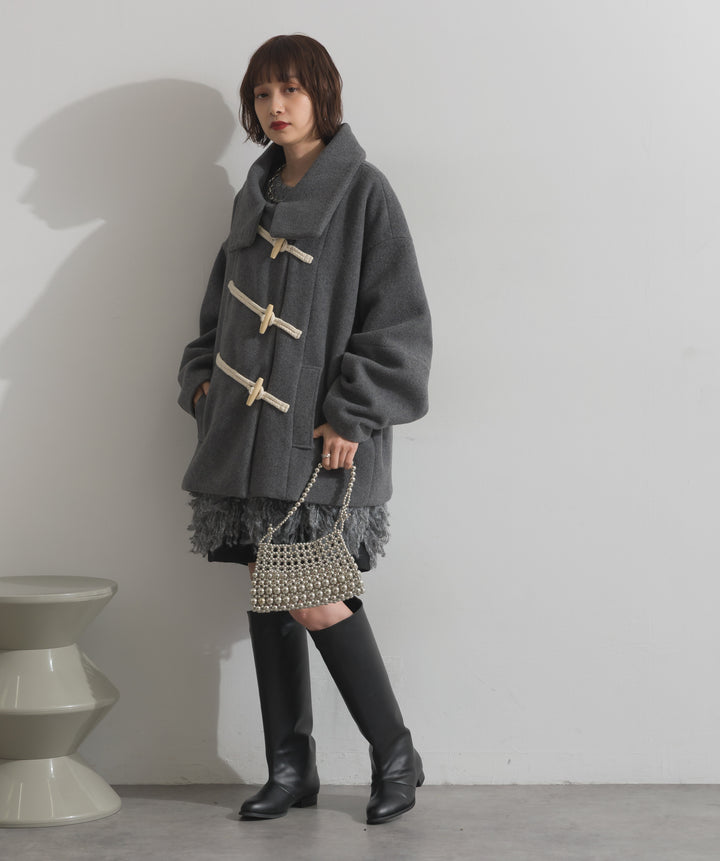 スタンドカラーダッフルコート