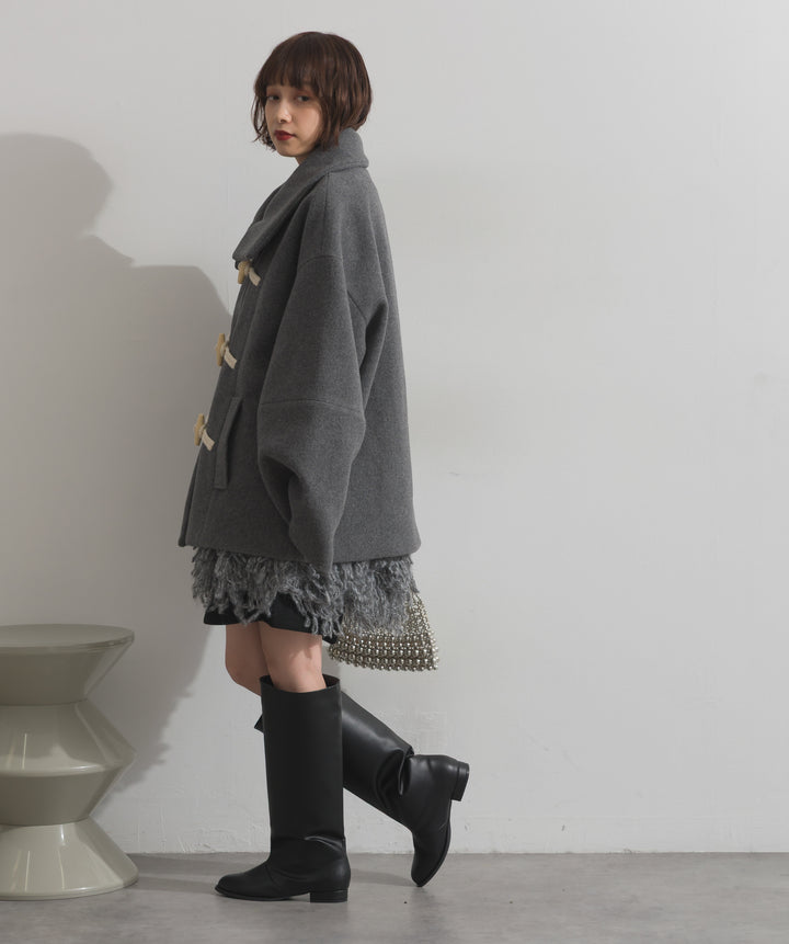 スタンドカラーダッフルコート