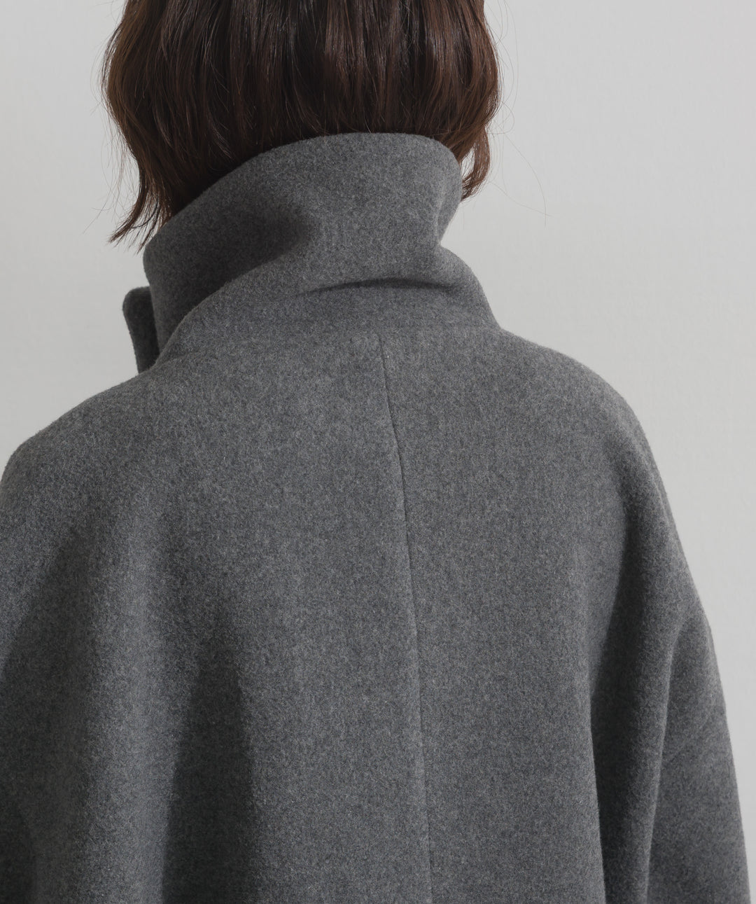 スタンドカラーダッフルコート