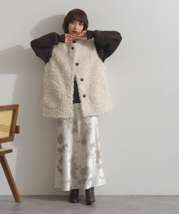 シャギーボアファーベスト