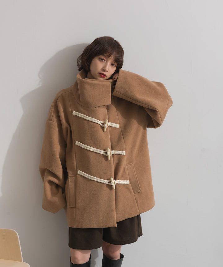 スタンドカラーダッフルコート