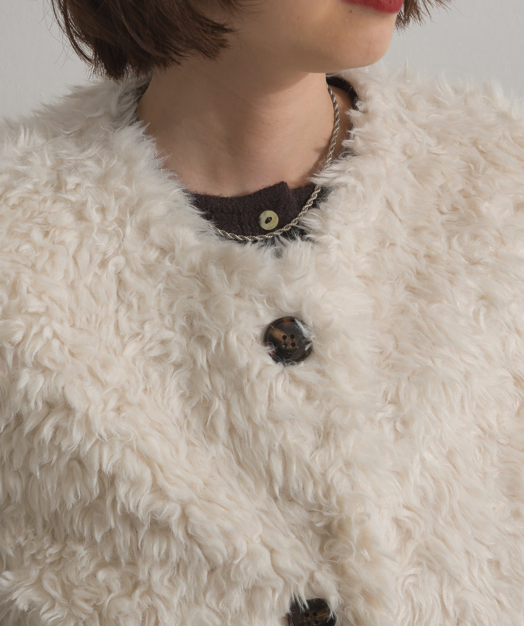 シャギーボアファーベスト