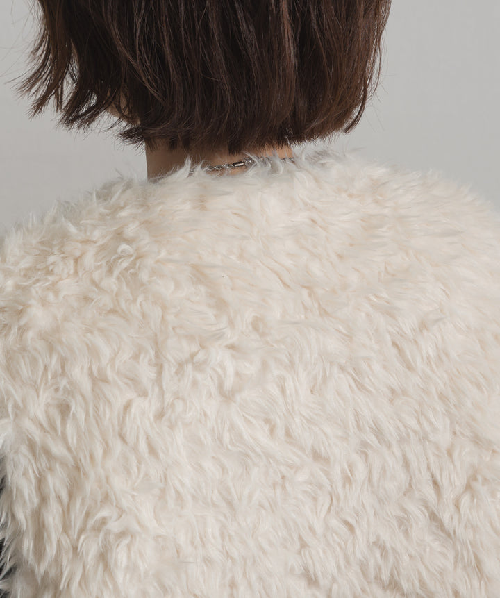 シャギーボアファーベスト