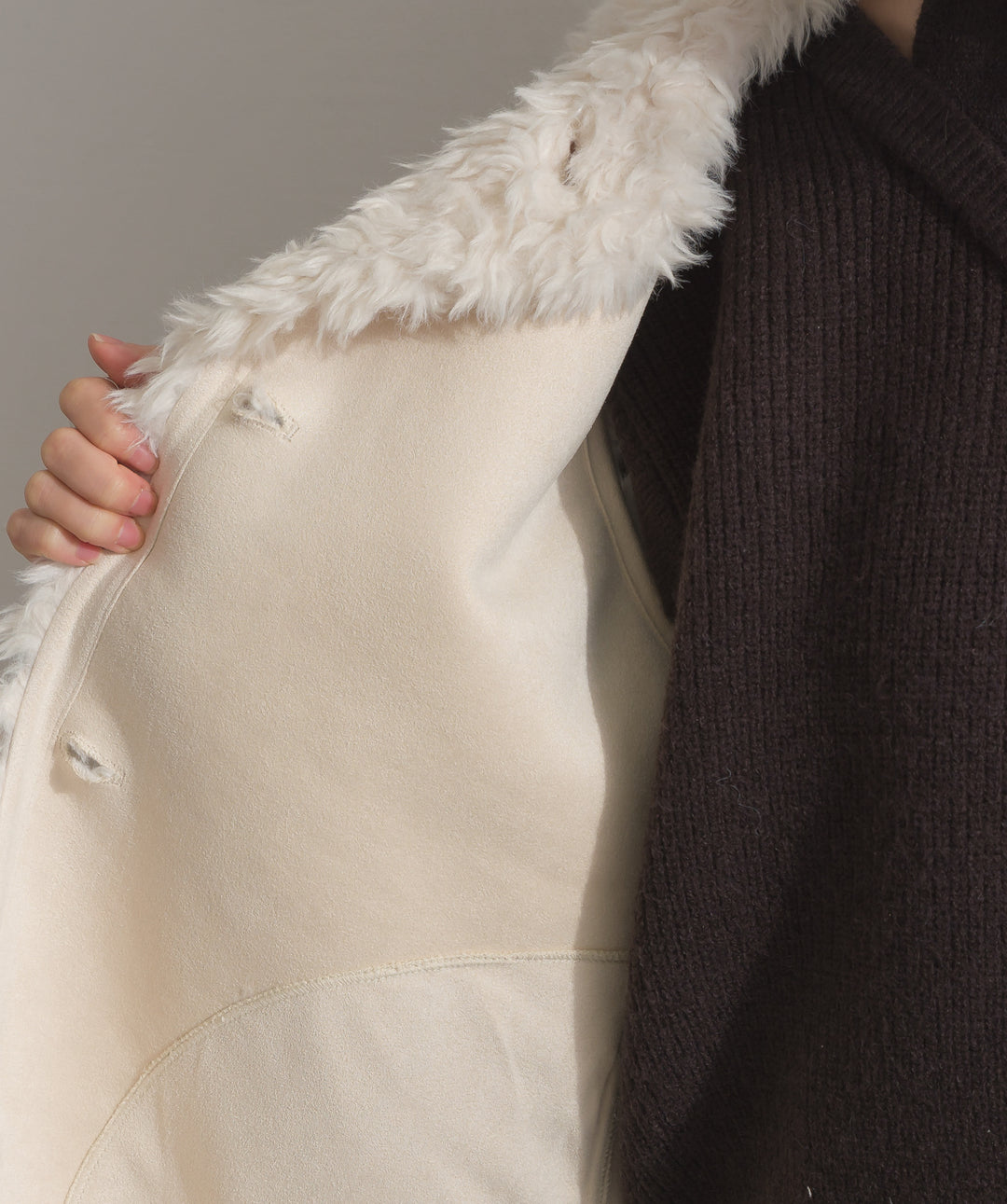 シャギーボアファーベスト