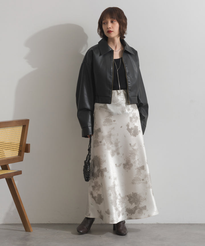 襟付きブルゾン