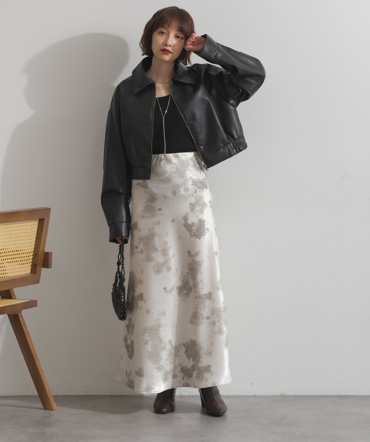 襟付きブルゾン